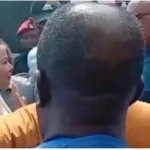 Protesters_block_finance_minster_in_Abuja